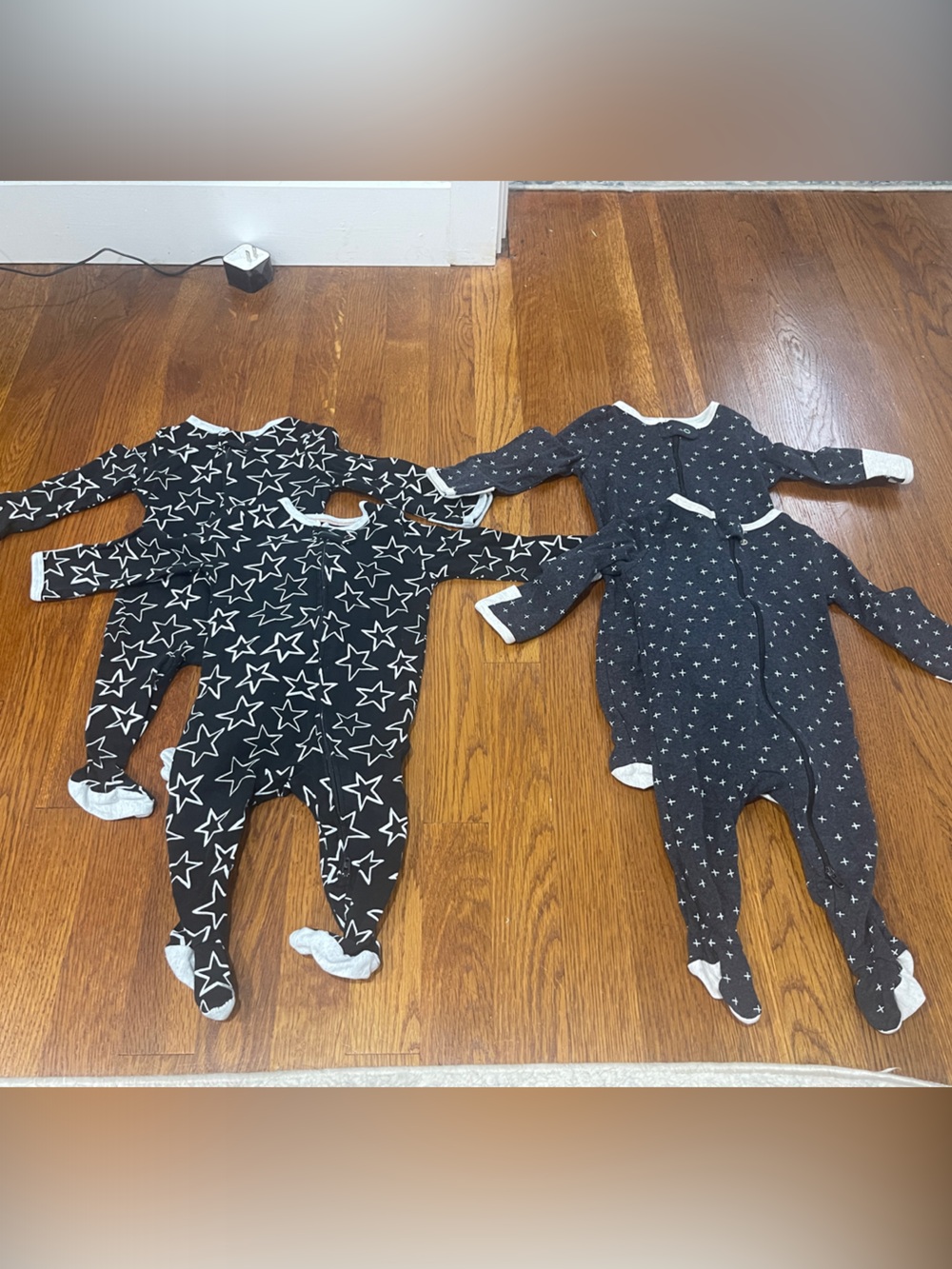 Twins cloud island footie pajamas